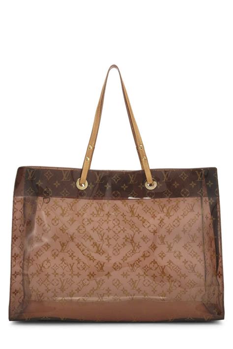 louis vuitton brown monogram vinyl cruise|Louis Vuitton Brown Monogram Vinyl Cruise Cabas Tote GM .